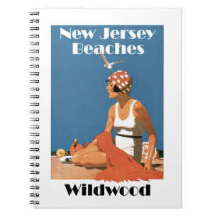 Caderno Espiral New Jersey Beaches ~ Wildwood