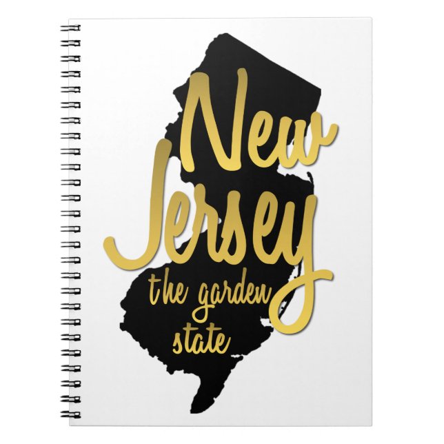 Caderno Espiral New-jersey - garden state (Frente)