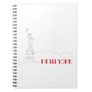 Caderno Espiral New-York, Statue-of-Liberty Cool