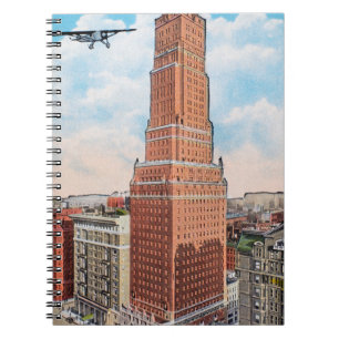Caderno Espiral New York: Torre de Ritz