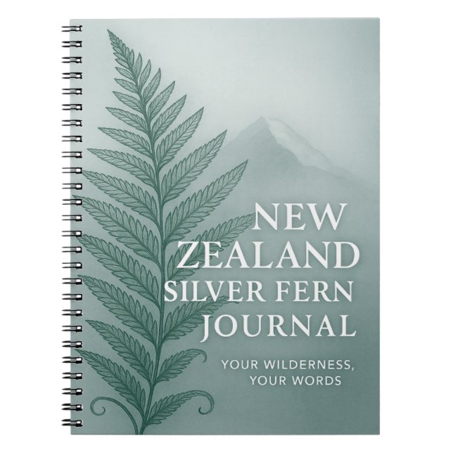 Caderno Espiral New Zealand Silver Fern Journal – Wilderness  (Frente)