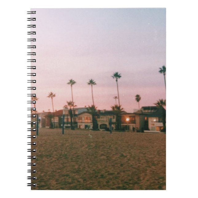 Caderno Espiral Newport Beach Pastel Sunset (Frente)