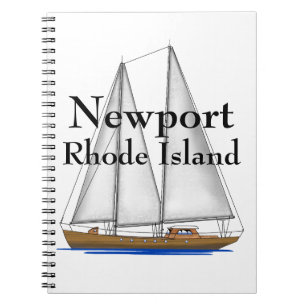 Caderno Espiral Newport Rhode - ilha