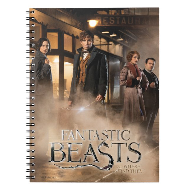 Caderno Espiral NEWT SCAMANDER™ & Co. Na Estação de Comboio (Frente)