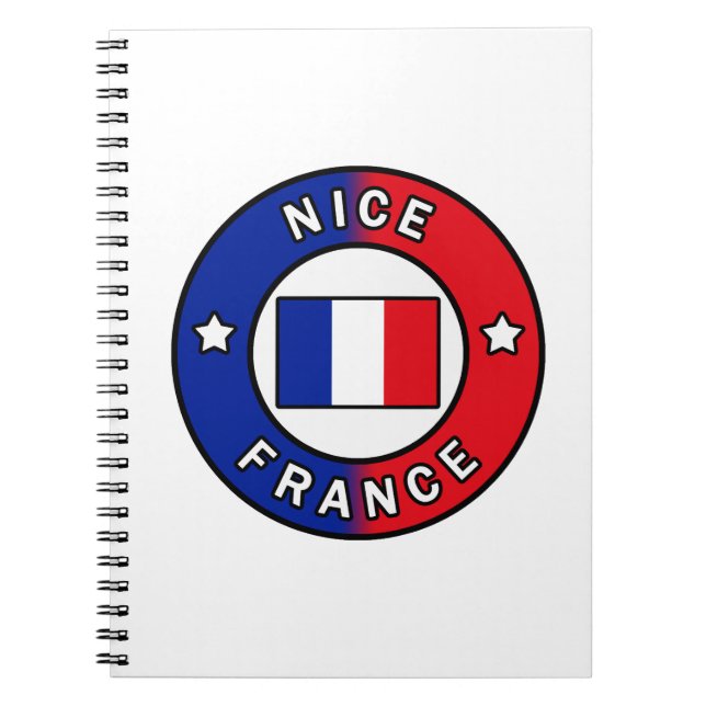Caderno Espiral Nice França (Frente)