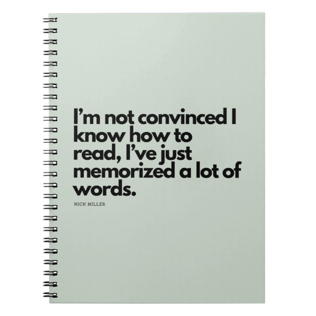 Caderno Espiral Nick Miller Cote (Frente)