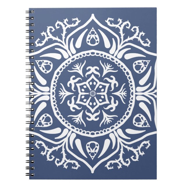 Caderno Espiral Night Mandala (Frente)