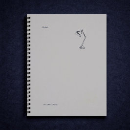 Caderno Espiral Night Owl Dark Academia Scholarly 