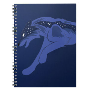 Caderno Espiral Night Wolf