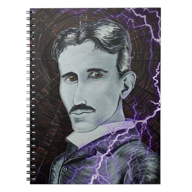 Caderno Espiral Nikola Tesla (Frente)