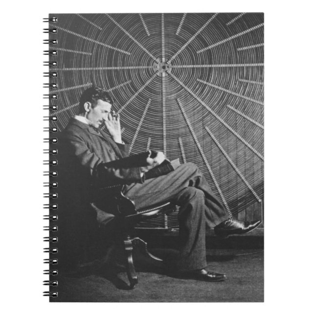 Caderno Espiral Nikola Tesla, 1896 (Frente)