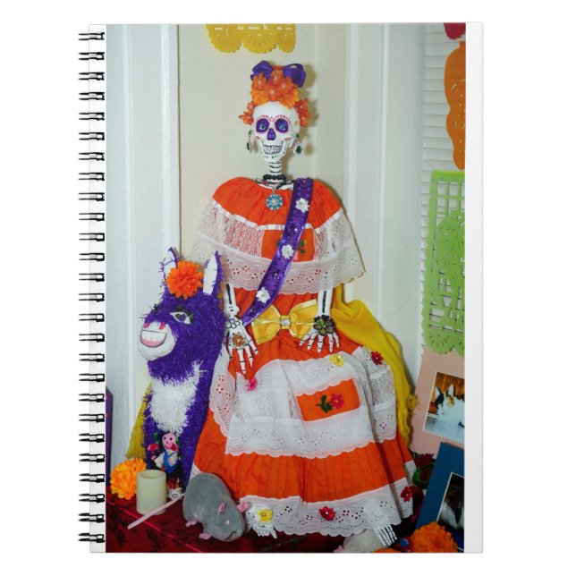 Caderno Espiral Niña Catrina (Frente)