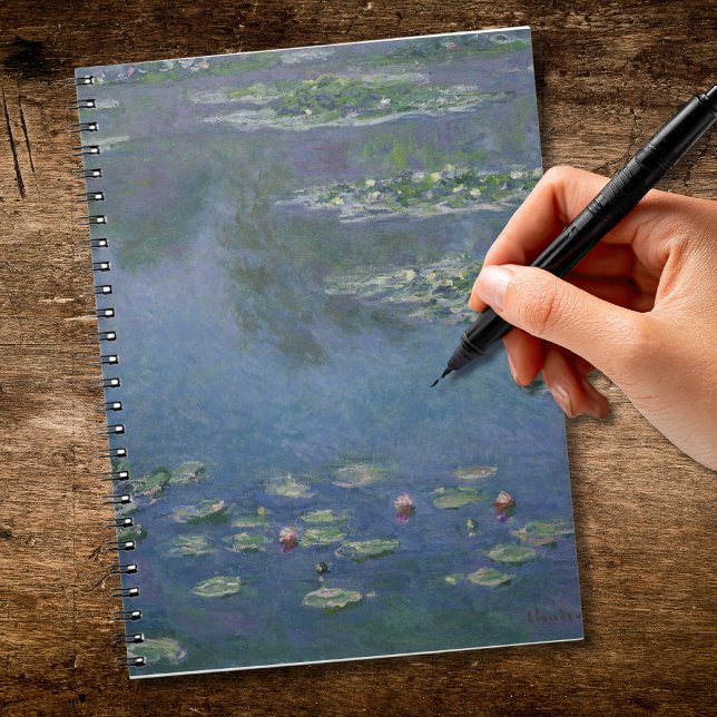Caderno Espiral Ninféias Monet 1906 (Criador carregado)