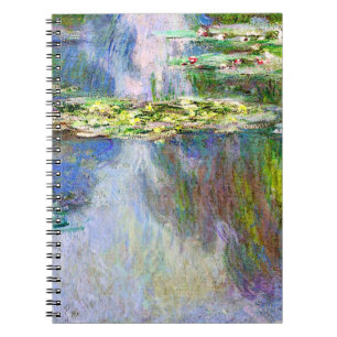 Caderno Espiral Ninféias, pintura famosa,