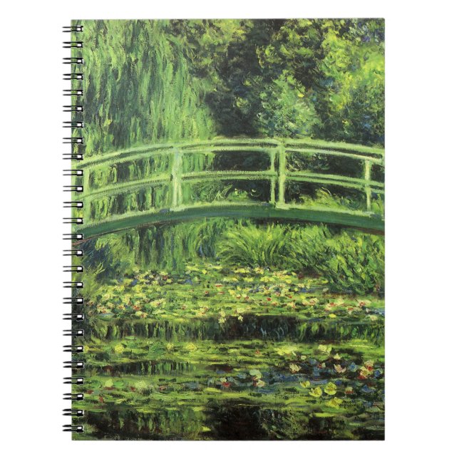 Caderno Espiral Ninféias por Claude Monet, Arte Antiga (Frente)