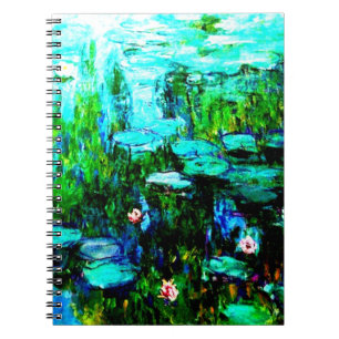 Caderno Espiral Ninfheas Água Lillies Monet Photo Binder