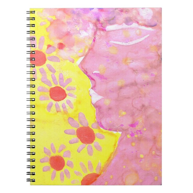 Caderno Espiral Ninfhs Folk Art de AnyaC (Frente)