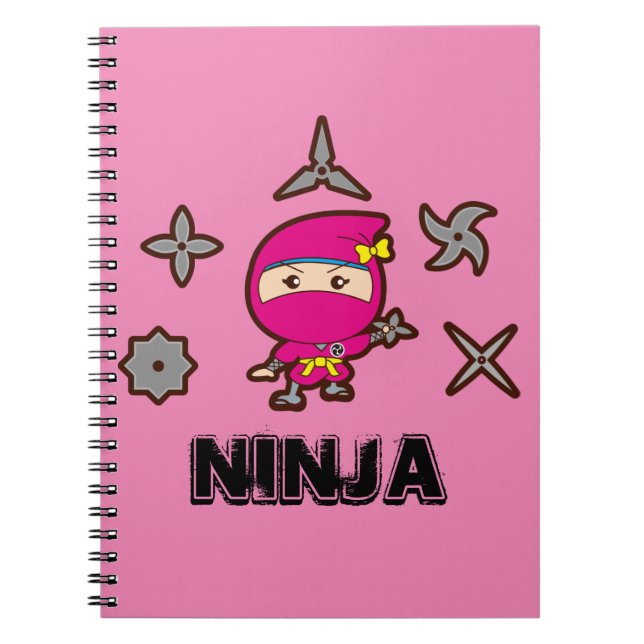 Caderno Espiral Ninja Girl (Frente)