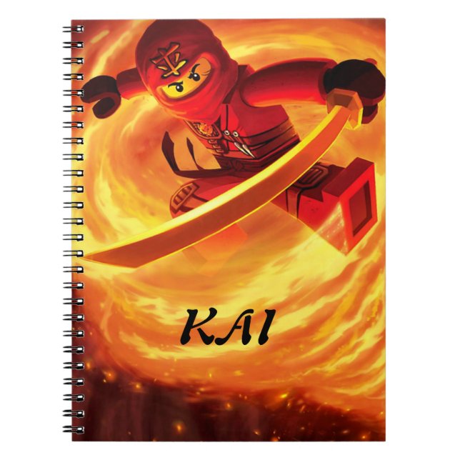 Caderno Espiral Ninjago Kai (Frente)