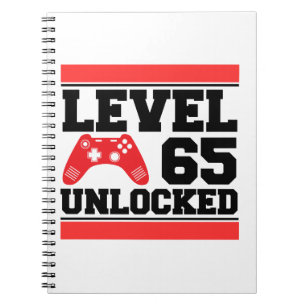 Caderno Espiral Nível 65 Desbloqueado