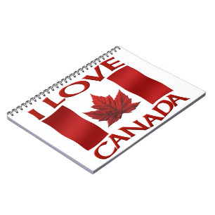 Caderno Espiral No Canadá, Diário Canadá, Notebooks Souvenir
