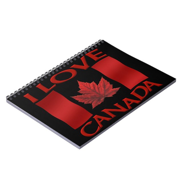 Caderno Espiral No Canadá, Diário Canadá, Notebooks Souvenir (Left Side)