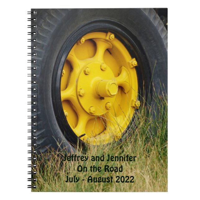 Caderno Espiral No Diário Do Diário De Viagem (Frente)