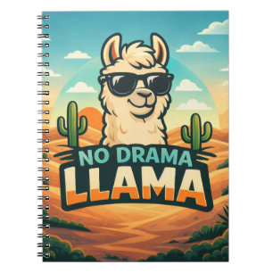 Caderno Espiral No Drama Llama - Reino das Criaturas