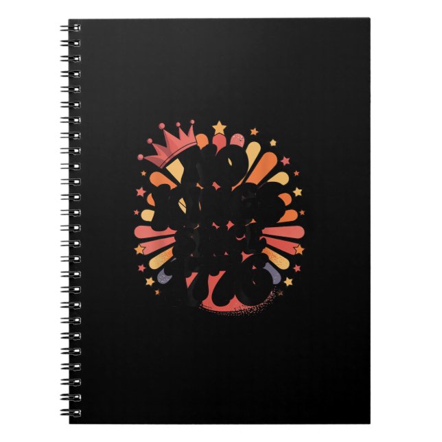 Caderno Espiral No Kings In America Since 1776 Spirit Patriotic Me (Frente)