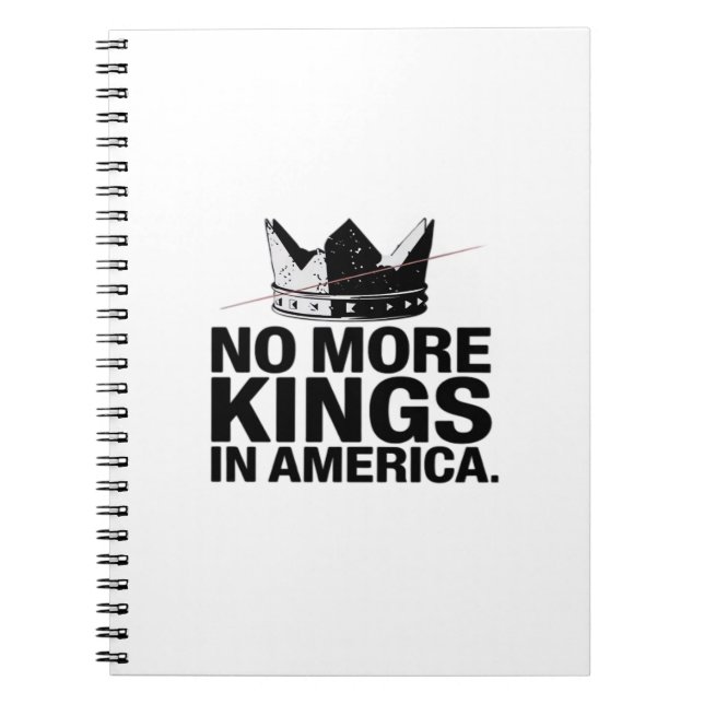 Caderno Espiral No More Kings In America (Frente)