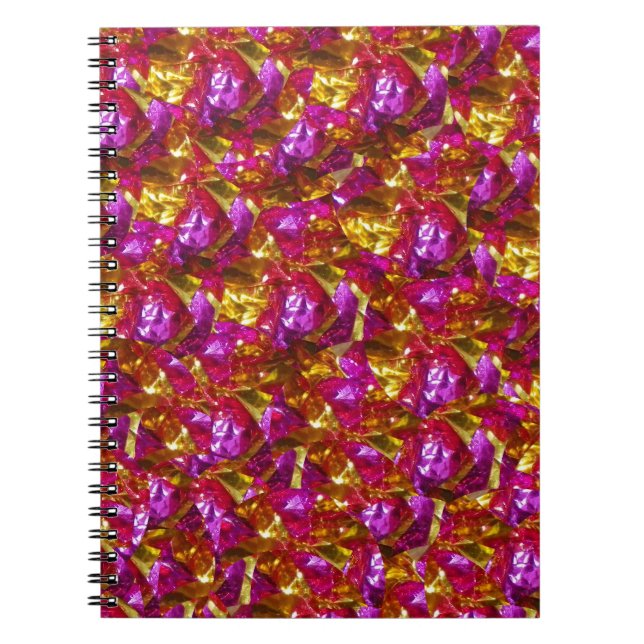 Caderno Espiral No Notebook Rosa (Frente)