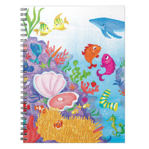 Caderno Espiral No Oceano