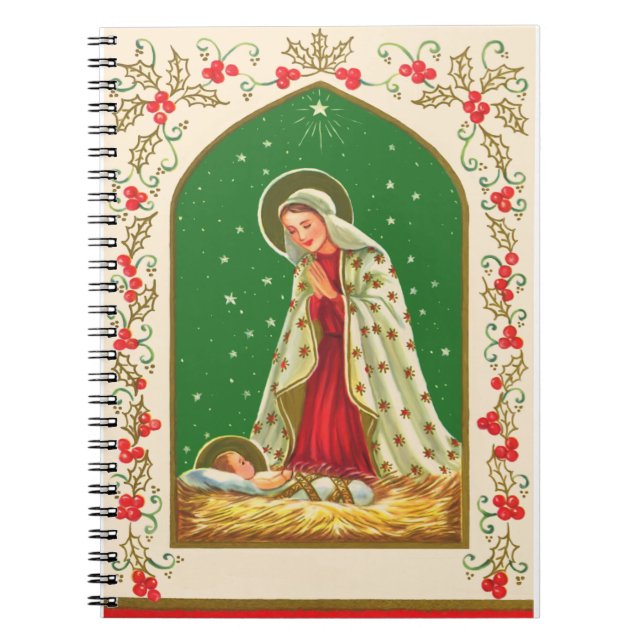Caderno Espiral NOB165 Mary e bebê Jesus.tif (Frente)