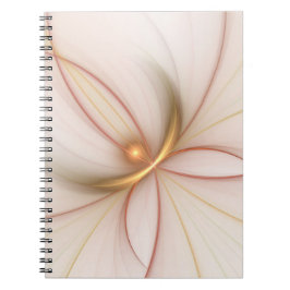 Caderno Espiral Nobre Arte Fractal De Cobre E Dourada Abstrato mod
