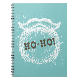 Caderno Espiral Noel de Papais noeis de Natal Ho-Ho