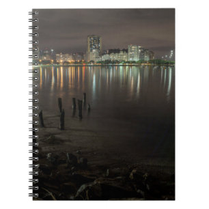 Caderno Espiral Noite da baía de Botafogo