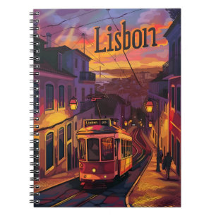Caderno Espiral Noite de Lisboa