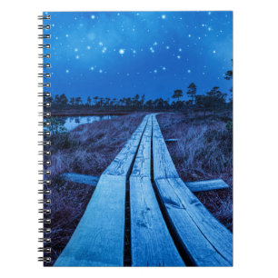 Caderno Espiral Noite dos pântanos
