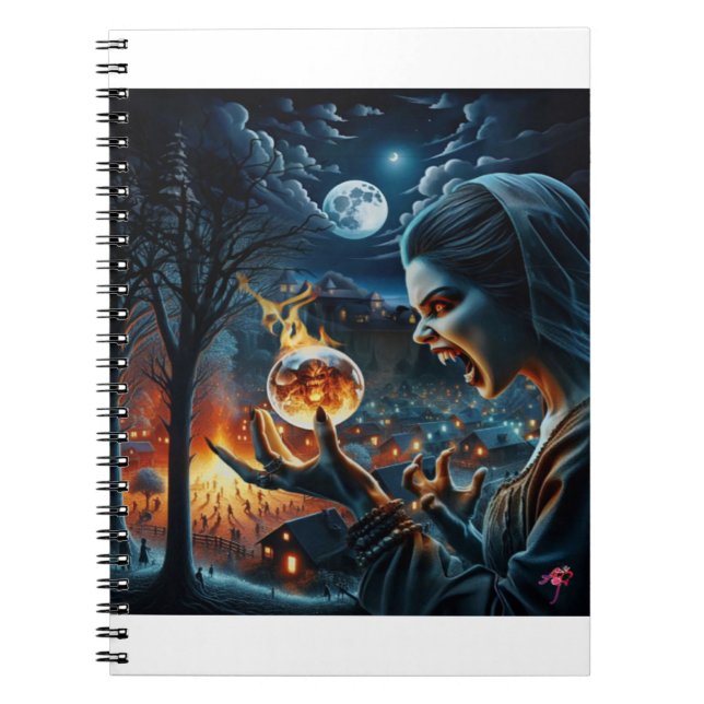 Caderno Espiral Noite e bruxa horríveis (Frente)