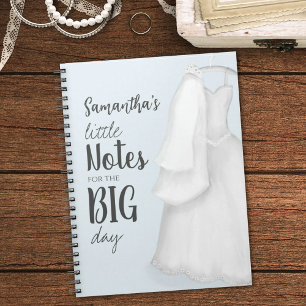 Caderno Espiral Noiva Moderna Elegante Vestido de Noiva Vintage Fo