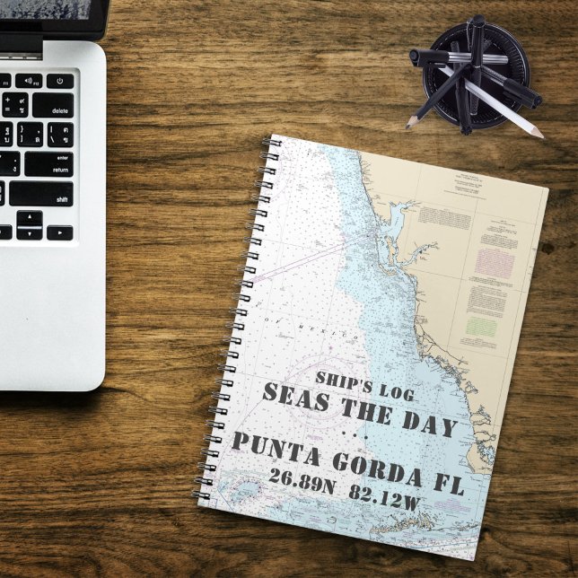 Caderno Espiral Nome da embarcação FL Golfo Pérsico Diário náutico (Nautical Journal with Boat Name and Home Port | Customize on Screen Now!)