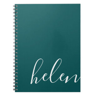 Caderno Espiral nome da letra