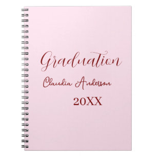 Caderno Espiral Nome de formatura turma de 20XX caligrafia roxa co