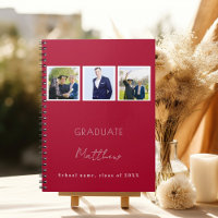 Nome de foto vermelha da graduação do livro convid