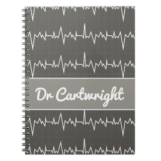 Caderno Espiral Nome do médico personalizado ECG ECG EKG presente
