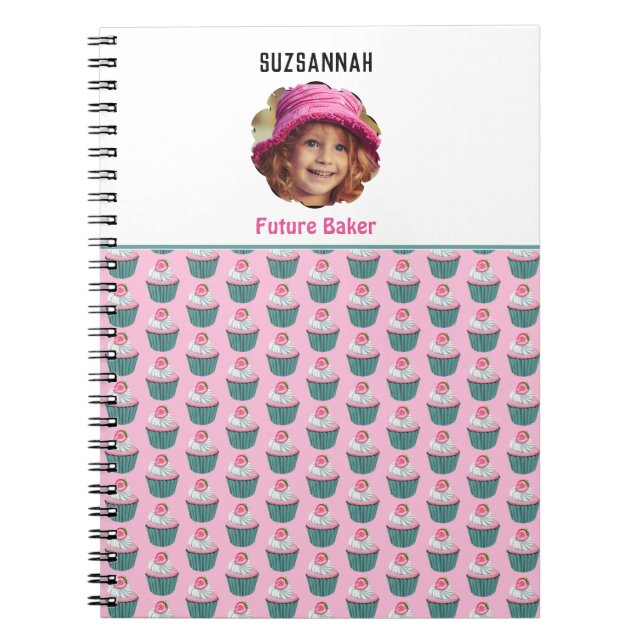 Caderno Espiral Nome do Modelo de Fotografia Personalizada Escalon (Frente)