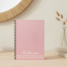 Nome em Letra Minimalista Rosa