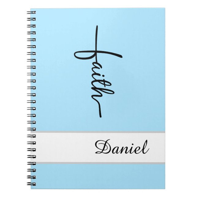 Caderno Espiral Nome Personalizado (Frente)