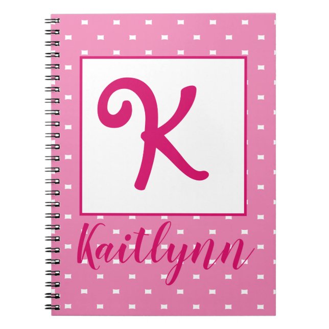 Caderno Espiral Nome personalizado (Frente)
