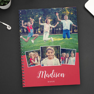 Caderno Espiral Nome Personalizado de Roteiro Moderno Legal para C